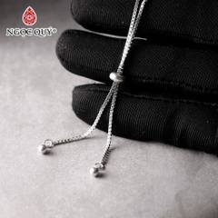 Vòng tay đá Tourmaline tự nhiên phối charm - Mẫu VC1293 - Ngọc Quý