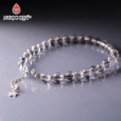 Lắc tay đá thạch anh hạt 4-5mm dài 17-19cm Mẫu VC1144 - Ngọc Quý