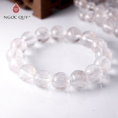 Vòng tay đá thạch anh tóc bạch kim