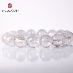 Vòng tay đá thạch anh tóc bạch kim