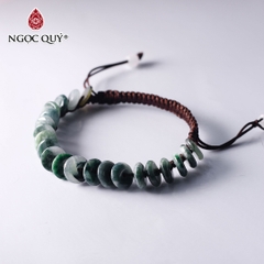 Vòng tay thắt dây đồng điếu đá cẩm thạch