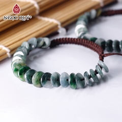 Vòng tay thắt dây đồng điếu đá cẩm thạch