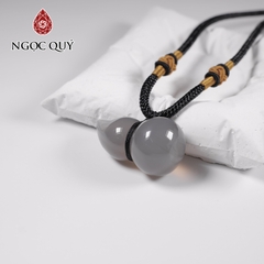 Mặt dây chuyền 6 cạnh đá tự nhiên 25x25mm