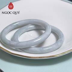 Vòng cẩm thạch A Myanmar - Ngọc phỉ thúy type A bản tròn cọng 7mm - Ngoc Quý