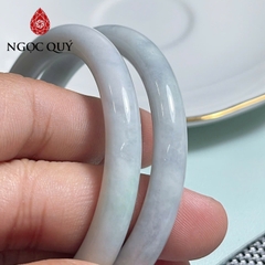 Vòng cẩm thạch A Myanmar - Ngọc phỉ thúy type A bản tròn cọng 7mm - Ngoc Quý