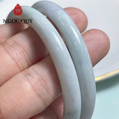 Vòng cẩm thạch A Myanmar - Ngọc phỉ thúy type A bản tròn cọng 7mm - Ngoc Quý