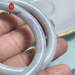 Vòng cẩm thạch A Myanmar - Ngọc phỉ thúy type A bản tròn cọng 7mm - Ngoc Quý
