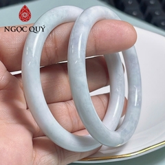 Vòng cẩm thạch A Myanmar - Ngọc phỉ thúy type A bản tròn cọng 7mm - Ngoc Quý