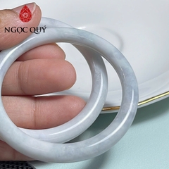 Vòng cẩm thạch A Myanmar - Ngọc phỉ thúy type A bản tròn cọng 7mm - Ngoc Quý