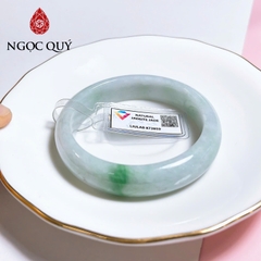 Vòng cẩm thạch A - Vòng ngọc phỉ thúy type A chất nếp điểm lý chất nếp mịn ( kèm kiểm định liulab) - Ngọc Quý