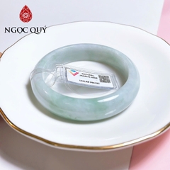 Vòng cẩm thạch A - Vòng ngọc phỉ thúy type A chất nếp điểm lý chất nếp mịn ( kèm kiểm định liulab) - Ngọc Quý