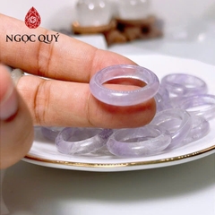 Nhẫn thạch anh - Nhẫn đá Thạch Anh Tím Ngọc ( tím nhạt ) - Ngọc Quý