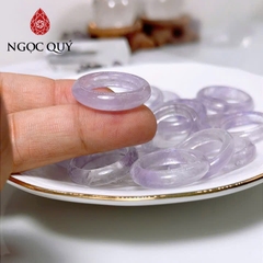 Nhẫn thạch anh - Nhẫn đá Thạch Anh Tím Ngọc ( tím nhạt ) - Ngọc Quý