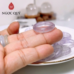 Nhẫn thạch anh - Nhẫn đá Thạch Anh Tím Ngọc ( tím nhạt ) - Ngọc Quý