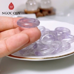 Nhẫn thạch anh - Nhẫn đá Thạch Anh Tím Ngọc ( tím nhạt ) - Ngọc Quý