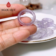 Nhẫn thạch anh - Nhẫn đá Thạch Anh Tím Ngọc ( tím nhạt ) - Ngọc Quý
