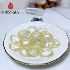 Nhẫn đá thạch anh - Nhẫn thạch anh vàng - Ngọc Quý
