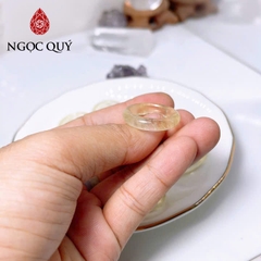 Nhẫn đá thạch anh - Nhẫn thạch anh vàng - Ngọc Quý