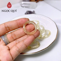 Nhẫn đá thạch anh - Nhẫn thạch anh vàng - Ngọc Quý