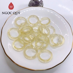 Nhẫn đá thạch anh - Nhẫn thạch anh vàng - Ngọc Quý