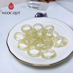 Nhẫn đá thạch anh - Nhẫn thạch anh vàng - Ngọc Quý