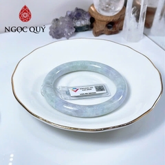Vòng cẩm thạch A - Vòng phỉ thúy type A bản tròn xuân đới tài ni 56 mm ( Kèm kđ type A) - Ngọc Quý