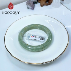 Vòng cẩm thạch A - Vòng phỉ thúy type A bản hẹ thu hương ni 55 mm ( Kèm kđ type A) - Ngọc Quý