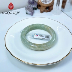 Vòng cẩm thạch A - Vòng phỉ thúy type A bản hẹ thu hương ni 55 mm ( Kèm kđ type A) - Ngọc Quý