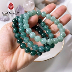 Vòng tay cẩm thạch A- Ngọc phỉ thúy lam ngọc ngọc loai A type A - Ngọc Quý