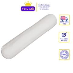 Ruột Gối Ôm Lông Vũ Nhân Tạo Cao Cấp 35x100 cm VUA GỐI Deluxe Pillow Êm Ái Kháng Khuẩn Chuẩn Khách Sạn