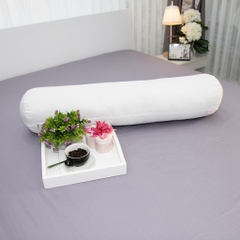 Ruột Gối Ôm Lông Vũ Nhân Tạo Cao Cấp 35x100 cm VUA GỐI Deluxe Pillow Êm Ái Kháng Khuẩn Chuẩn Khách Sạn