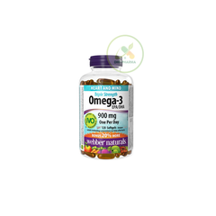 Viên Uống Omega-3 Triple Strenggth Webber Naturals Hỗ Trợ Tim Mạch, Não Bộ, Xương Khớp