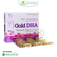 Gold DHA bổ sung DHA cho bà bầu và phụ nữ sau sinh (Hộp 30 viên)