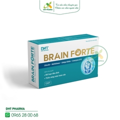 Brain Forte DHT tăng tuần hoàn máu não (Hộp 3vỉ x10 viên)