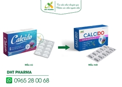 Calcido bổ sung Canxi, Vitamin D3, Vitamin K2 hỗ trợ xương răng chắc khỏe, hỗ trợ phòng ngừa loãng xương