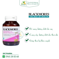 Blackmores Pregnancy And Breast Feeding Gold bổ sung dưỡng chất cho bà bầu (Lọ 60 viên)