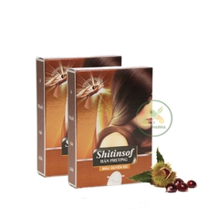 Dầu gội nhuộm đen tóc SHITINSOF Hán Phương- Linh Chi (Hộp 3 gói)