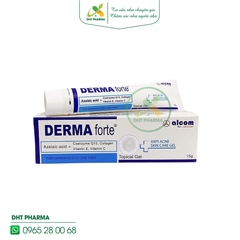 DERMA Forte gel giảm mụn ngừa thâm mờ sẹo (Tuýp 15g)