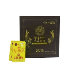 Đông trùng hạ thảo Daedong hỗ trợ cải thiện suy nhược cơ thể (Hộp gỗ đen 60gói x 30ml)