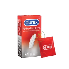 Bao cao su Durex Fetherlite Ultima thiết kế siêu mỏng, cảm giác mượt mà hơn (Hộp 12 cái)