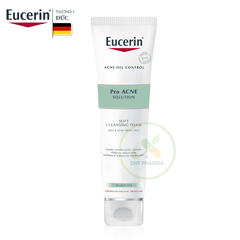 Sữa rửa mặt EucerinPro Acne Cleansing Foam Cho Da Mụn (Tuýp 50g)