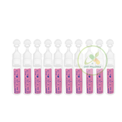 Fysoline Isotonique 5ml nước muối sinh lý vệ sinh mắt mũi cho bé (Hộp 40 ống x 5m)