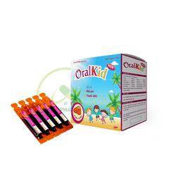 Oralkid New Thảo dược hiệu quả cho bé nóng trong (Hộp 20 ống x 10ml)