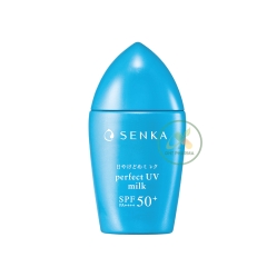 Kem chống nắng kiềm dầu Senka Perfect UV Milk SPF50