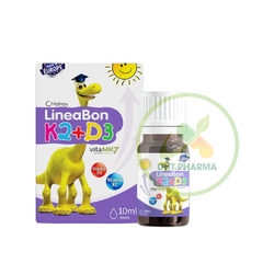 LineaBon K2+D3 Drops duy trì sự chắc khỏe của xương và răng cho trẻ (Lọ 10ml)