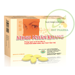 Minh Nhãn Khang sáng mắt, giảm khô mắt, nhức mắt (Hộp 3vỉ x 10viên)