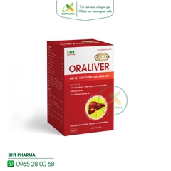 Oraliver Gold bổ gan, thanh nhiệt, giải độc gan, giảm dị ứng, mẩn ngứa (Hộp 60 viên)
