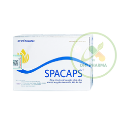 Spacaps bổ huyết, tăng nội tiết tố, giảm nguy cơ sạm da nám da nữ (Hộp 3 vỉ x 10 viên)
