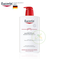 Sữa tắm cho da nhạy cảm Eucerin pH5 Washlotion (Chai 400ml)