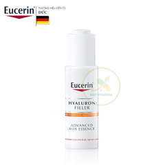 Tinh chất ngăn ngừa lão hóa & thu nhỏ lỗ chân lông Eucerin Hyaluron [3X]+ Filler Advanced AOX (Chai 30ml)